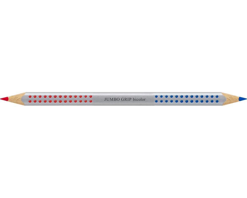 FABER-CASTELL Silbentrennstift Jumbo Grip 110910 bicolore blau/rot