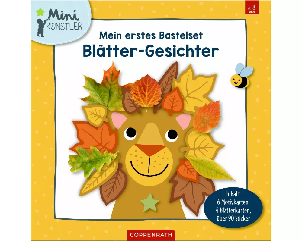 Mein erstes Bastelset - Blätter-Gesichter