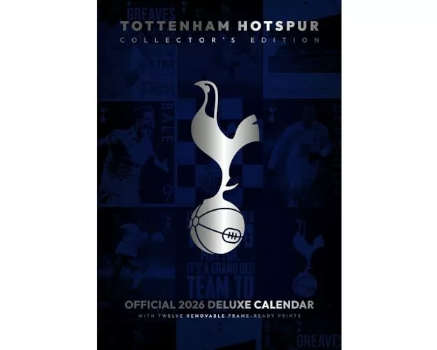 Tottenham Hotspur Fc 2026 A3 Deluxe Calendar