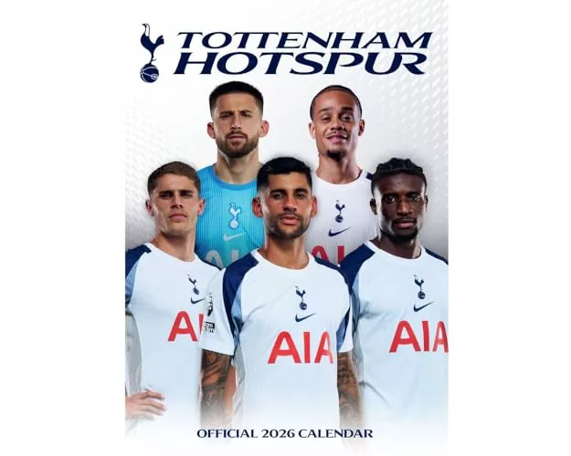 Tottenham Hotspur Fc Men's 2026 A3 Calendar