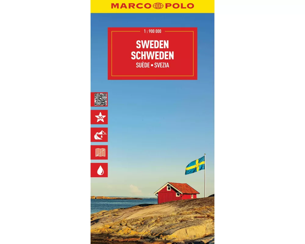 MARCO POLO Reisekarte Schweden 1:900.000