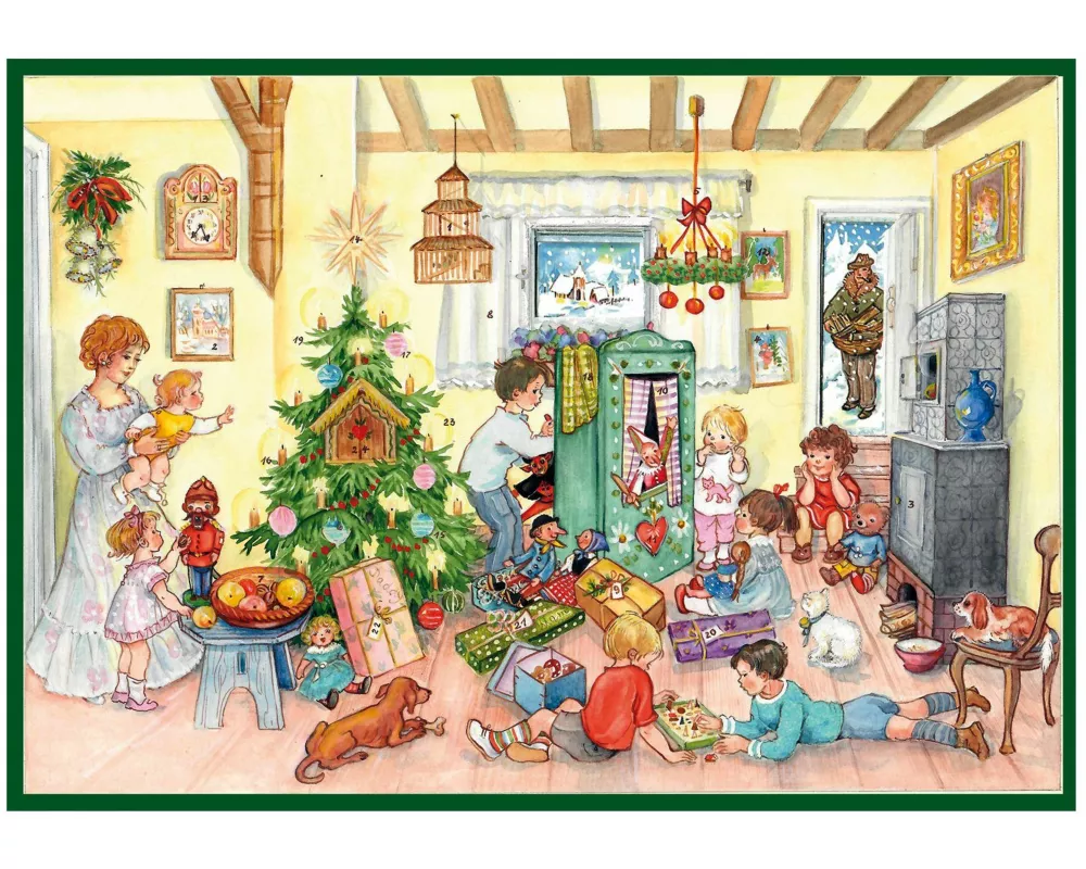 Adventskalender "Bescherung an Heilig Abend"