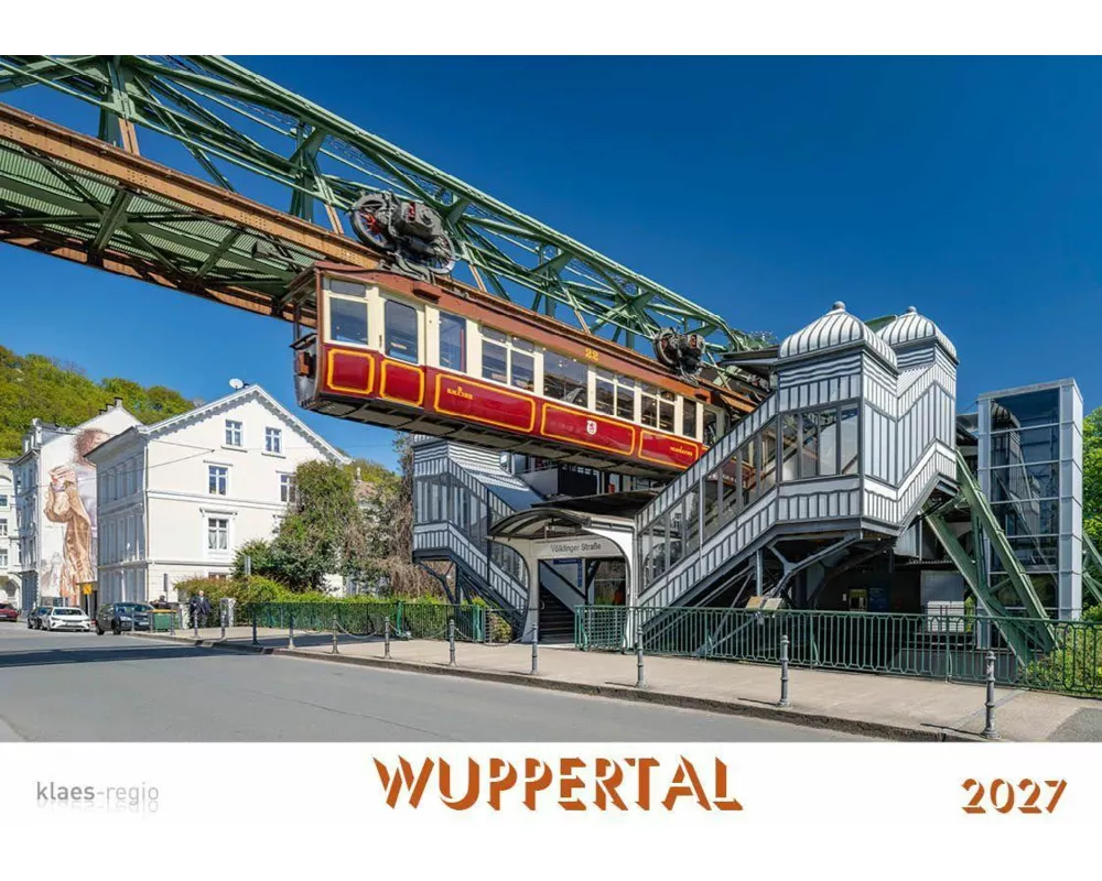 Wuppertal 2026 Bildkalender A4 Spiralbindung