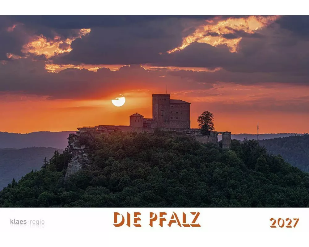 Die Pfalz 2027 Bildkalender A4 quer, spiralgebunden