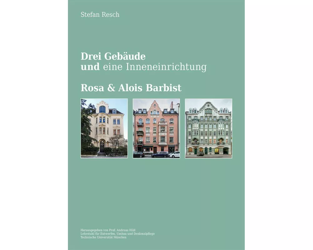 Drei Gebäude und eine Inneneinrichtung