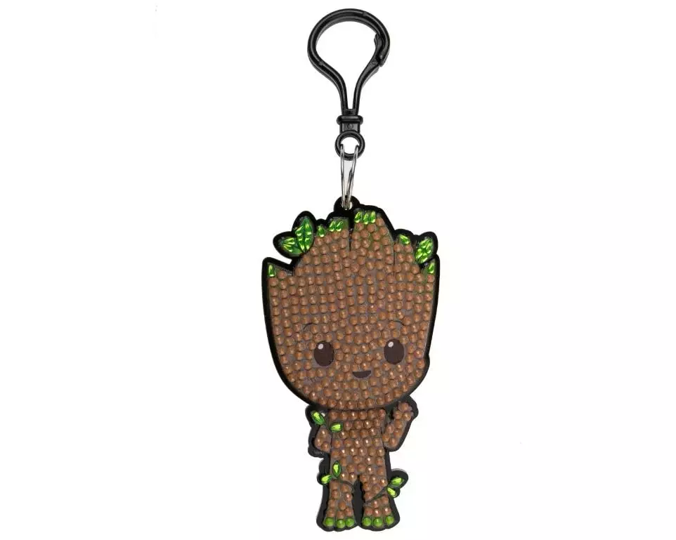 CRAFT Buddy Schlüsselanhänger Crystal Art Anhänger Groot