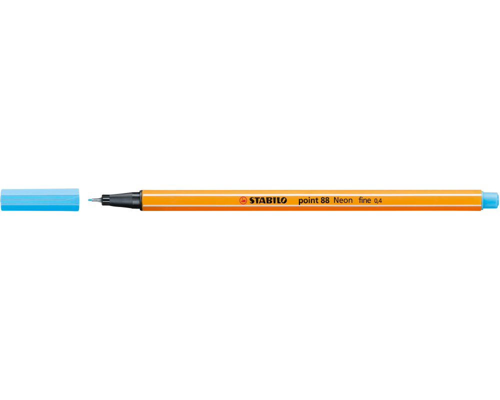 STABILO Fineliner Point 88 0.4mm 88/031 neonblau