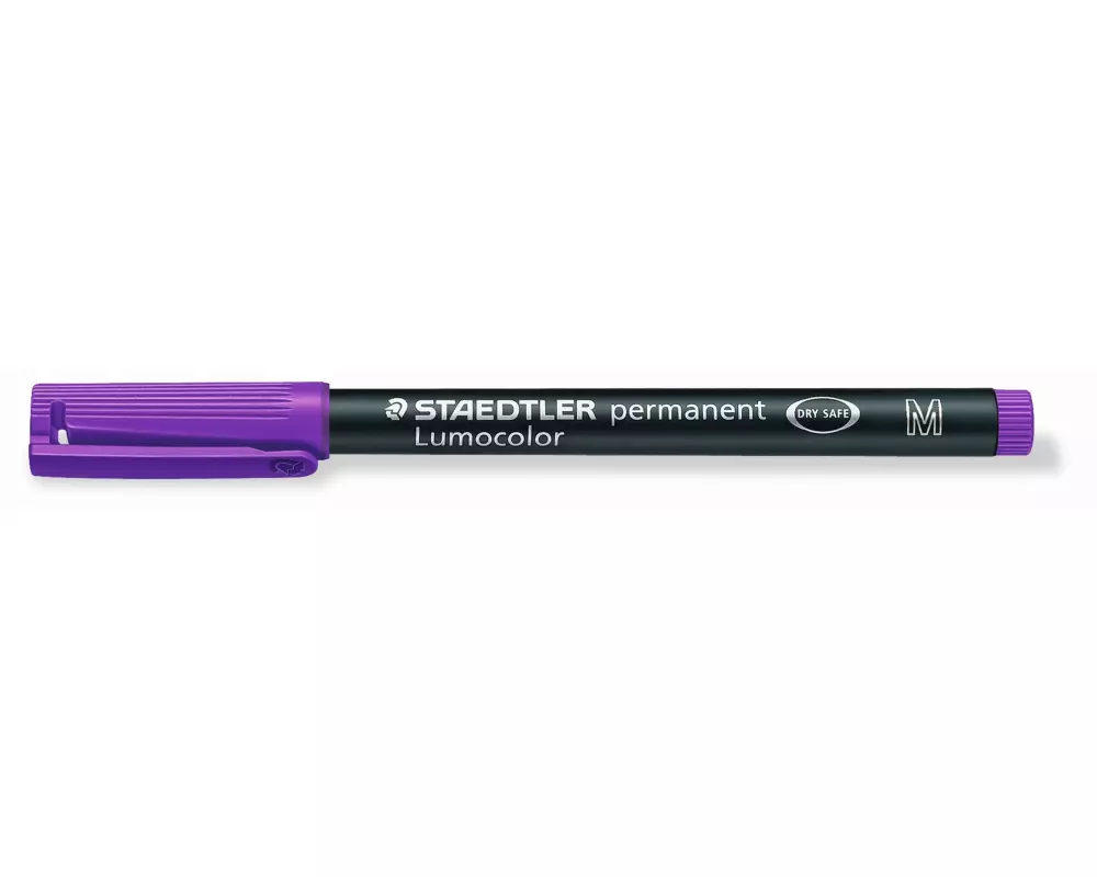 Staedtler Folienstift Lumocolor 317 M Violett, permanent, 10 Stück