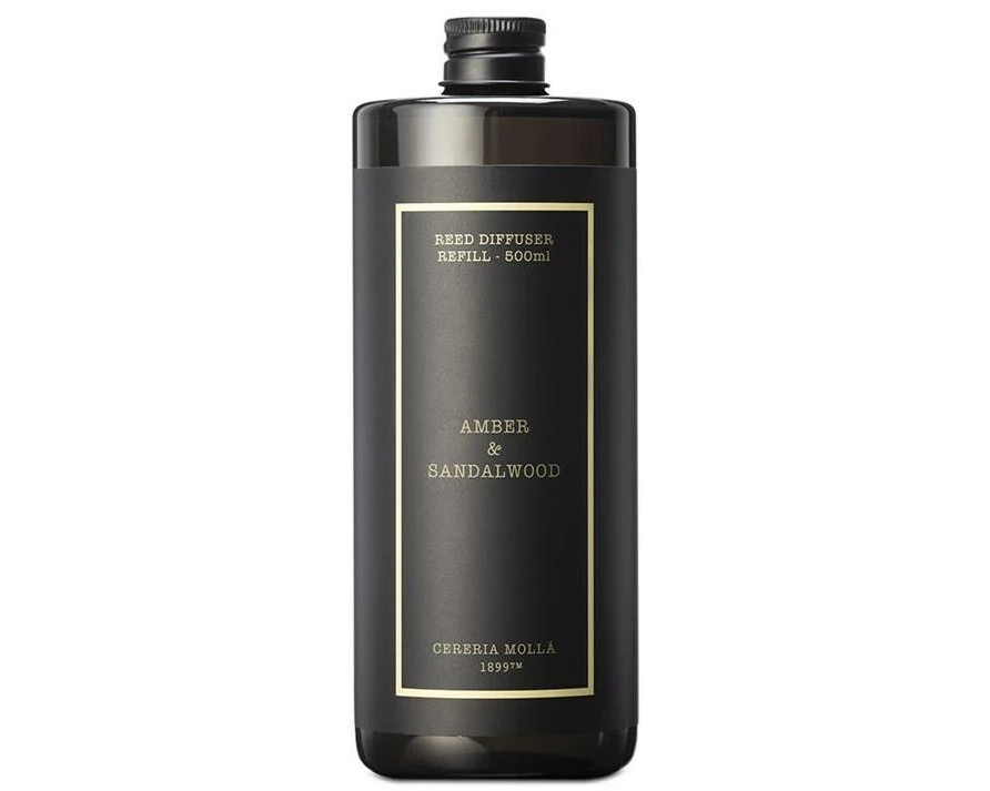 Cerería Mollá Refill Amber & Sandalwood 500 ml