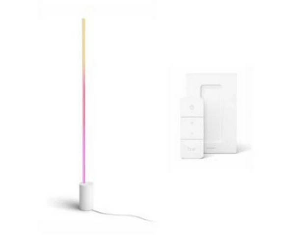 Philips Hue Gradient Signe Stehleuchte Weiss inkl. DimmSwitch