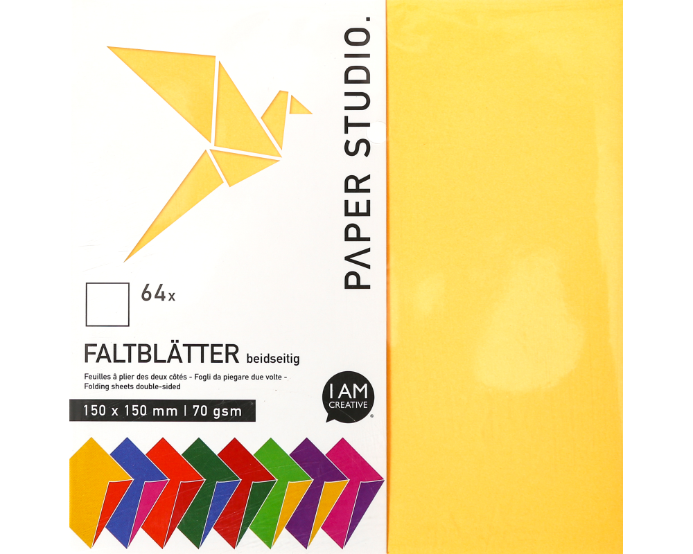 I AM CREATIVE Faltblätter Duo 4077.1 15x15cm, 64 Stück