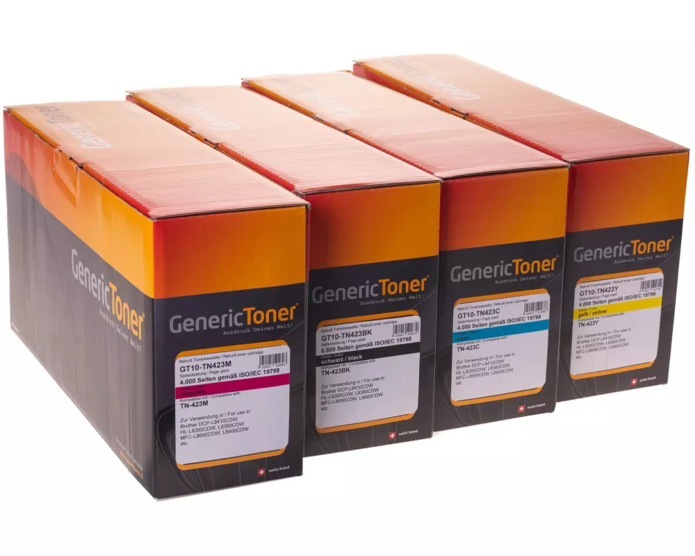 GenericToner Toner Brother TN-423 KIT Black/Cyan/Magenta/Yellow