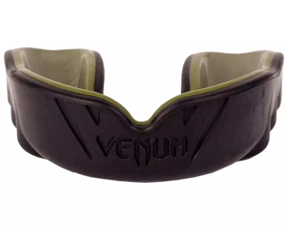 Venum Mundschutz Challenger Mouthguard Black/Khaki