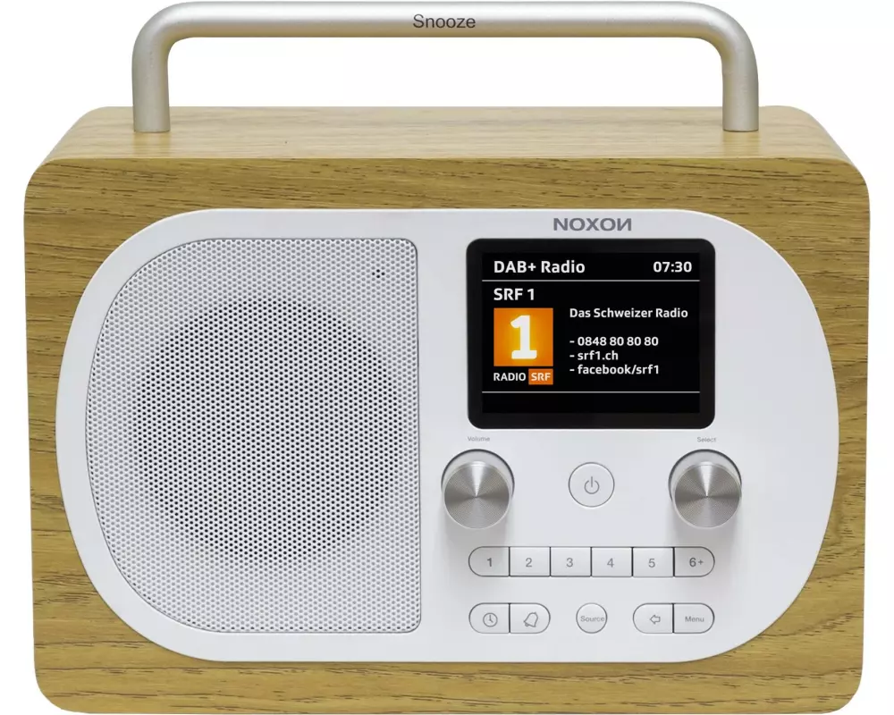 Noxon DAB+ Radio Eiger Eiche/Weiss