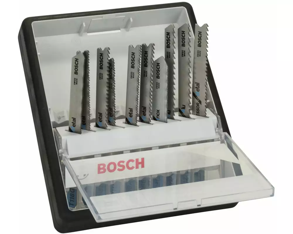 Bosch Professional Stichsägeblätter-Set Metal T-Schaft, 10-teilig