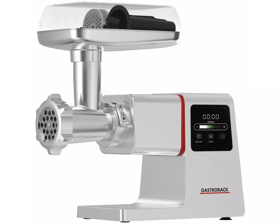 Gastroback Design Fleischwolf 6-in-1 Power Pro Silber