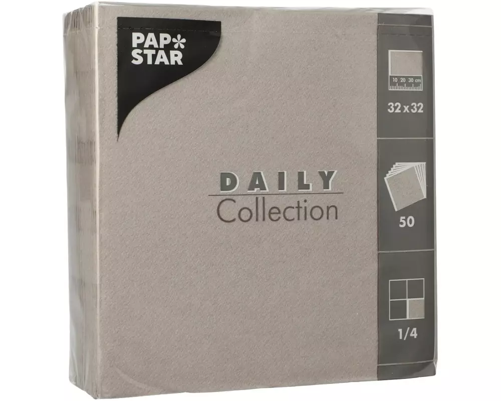 Papstar Papierservietten Daily Collection 32 cm x 32 cm, 50 Stück