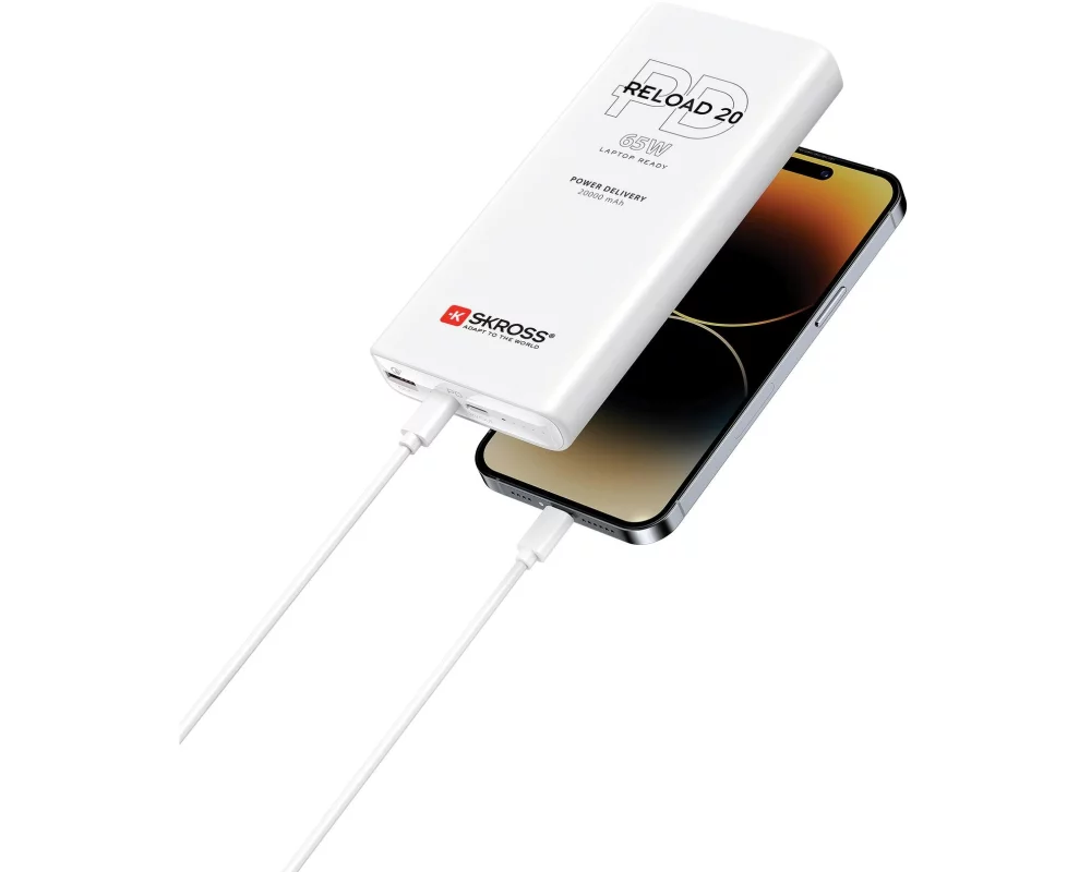 SKROSS Powerbank Reload 20, 65 W PD, 20000 mAh