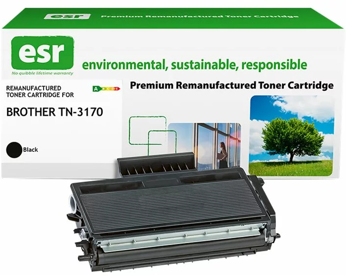 ESR Toner cartridge compatible with Brother TN-3170BK black remanufactured 7.000 pages