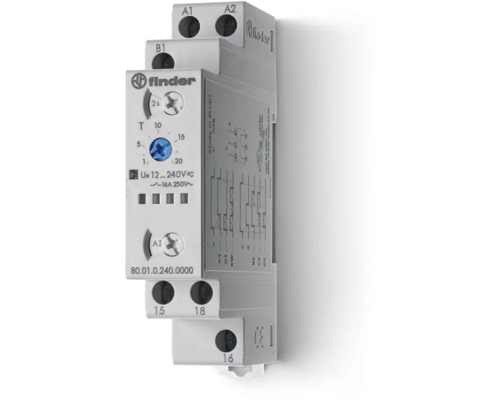 Finder Relais Serie 80 16A Multifunktion