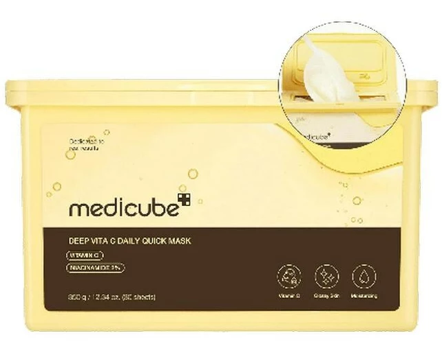 medicube Deep Vita C Daily Quick, Tuchmaske