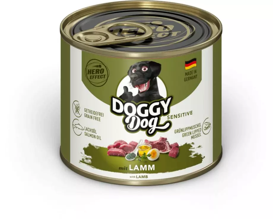 DOGGY Dog Nassfutter DoggyDog Dose Lamm Sensitive 200 g