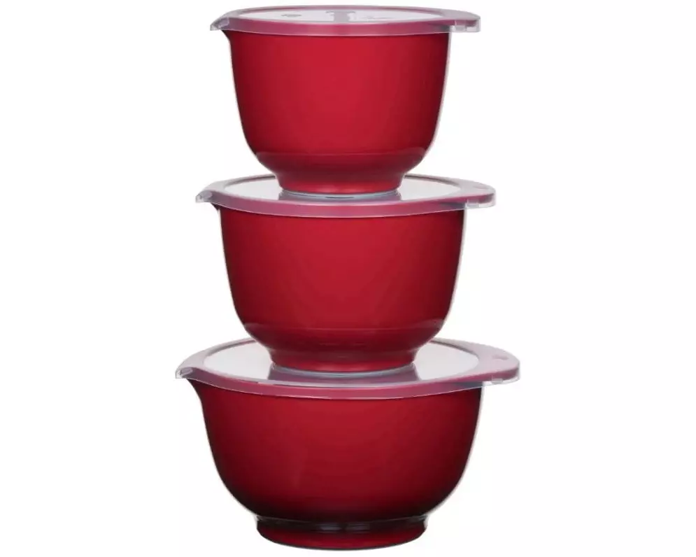 Rosti Rührschüssel-Set Margrethe 1.5 l; 2 l; 3 l, Rot