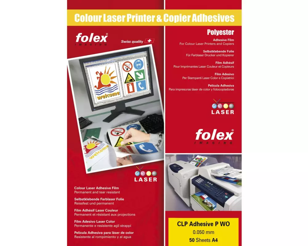 Folex Etiketten mit Silikonpapier 210 x 297 mm