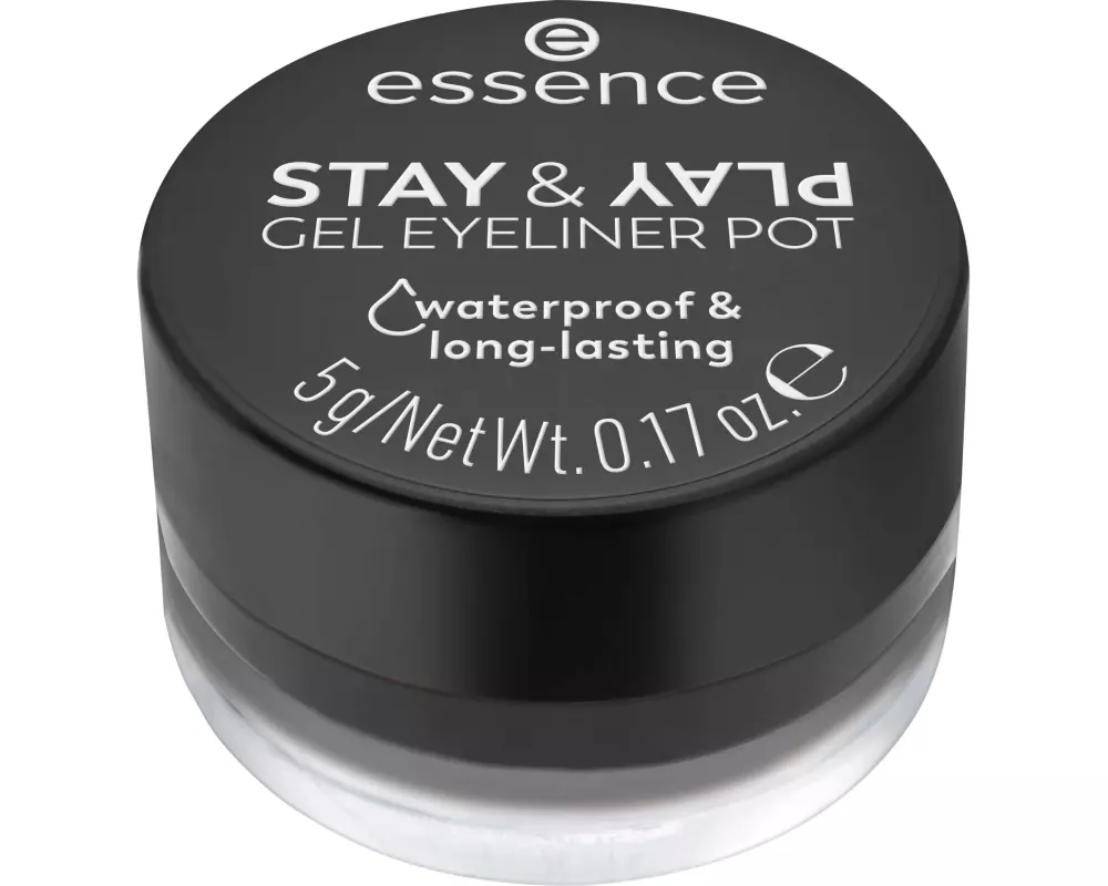 essence Eyeliner Stay and Play Schwarz