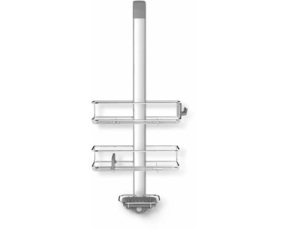 Simplehuman Duschmittelhalter Tür-Duschcaddy Silber