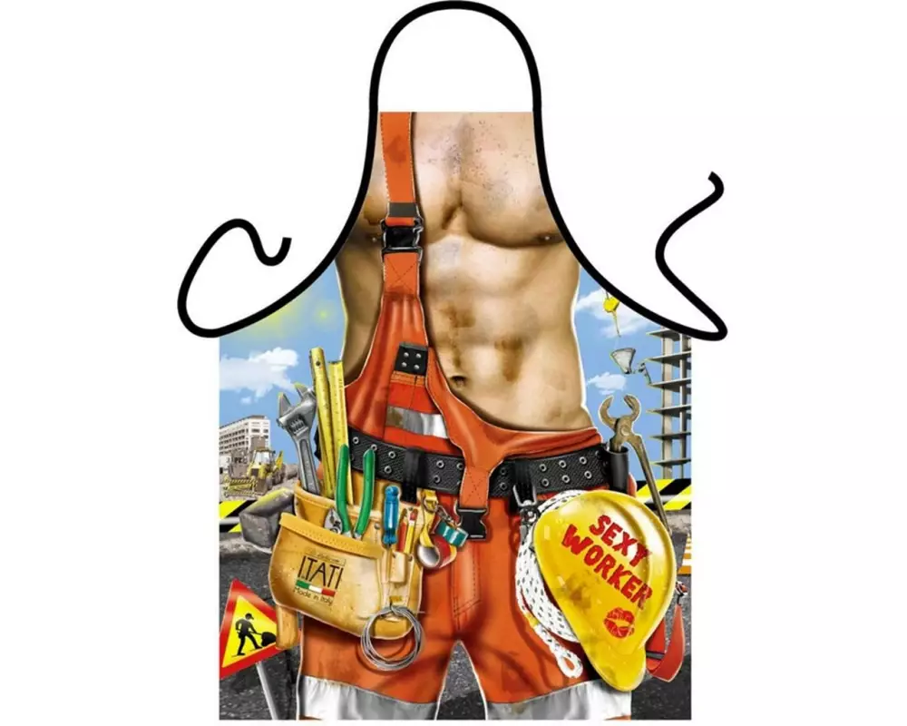 Trendcompany Kochschürze Bauarbeiter