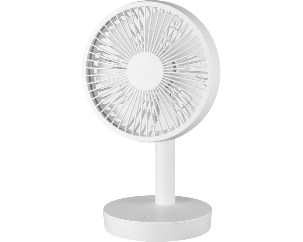 AIOLOS Tischventilator HEDEUN 16cm 67.7030 weiss, Akku, USB