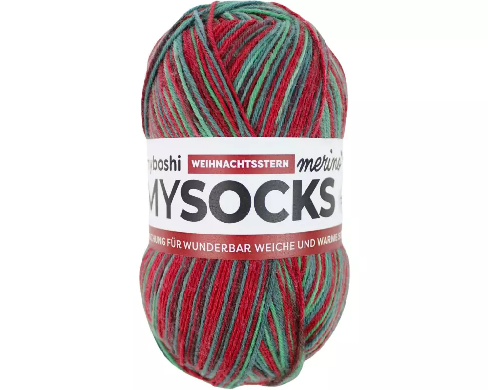 myBoshi Wolle Mysocks Merino Weihnachtsstern