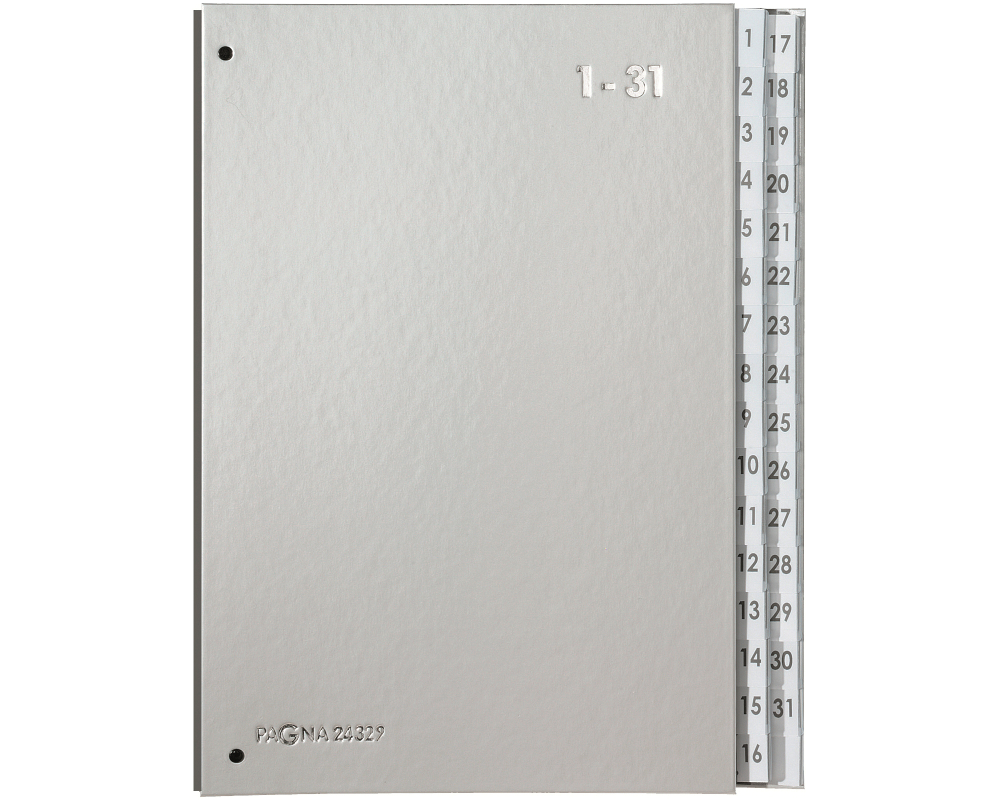 PAGNA Pultordner Color A4 24329-14 silber 1-31