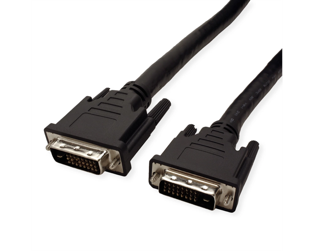 ROLINE Monitorkabel DVI, ST-ST, (24+1) dual link, 15 m