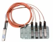Cisco 40GBASE Active Optical QSFP to 4SFP breakout Cable, 3m