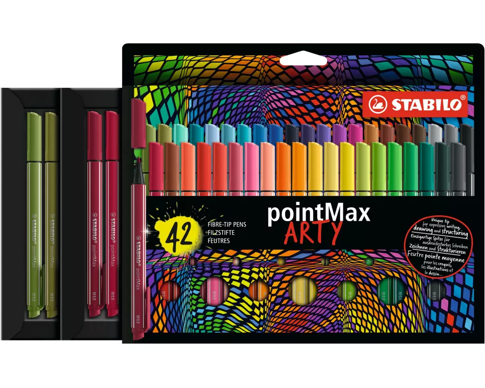 STABILO PointMax Kartonetui ARTY 42er