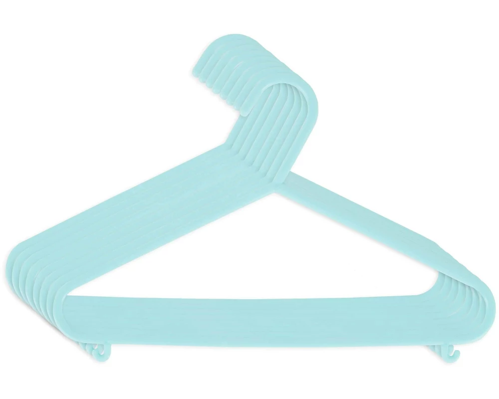 bieco Kleiderbügel 8er Set Türkis