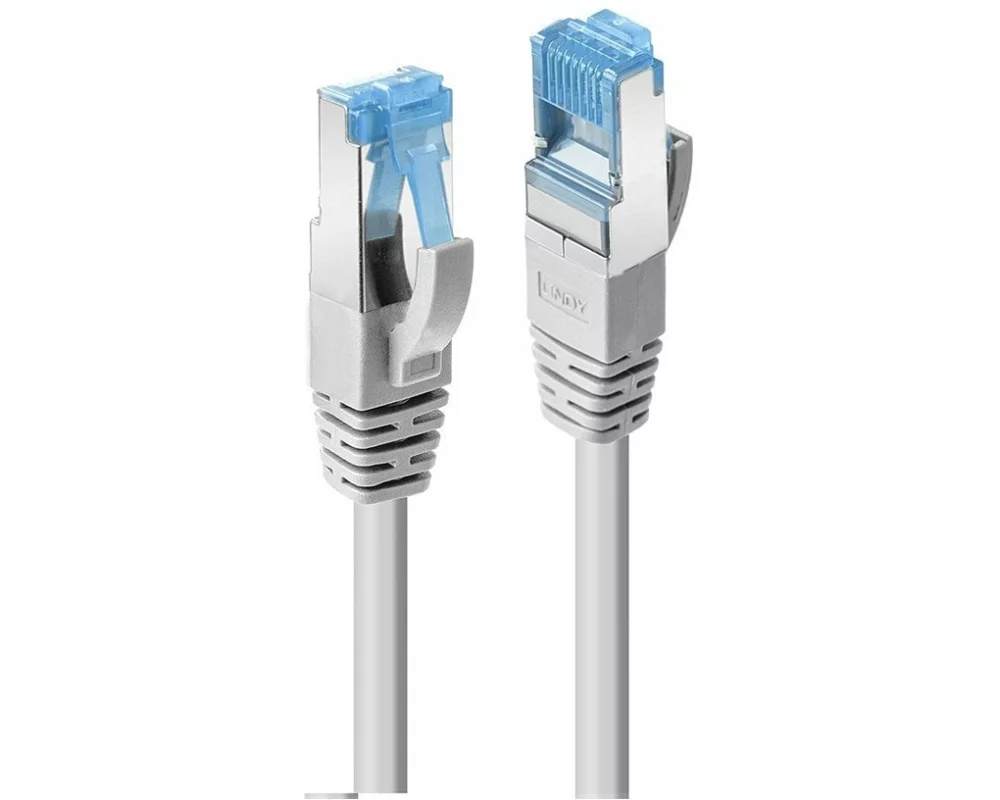 LINDY 50m Cat.6A S/FTP LSZH Cable, Grey