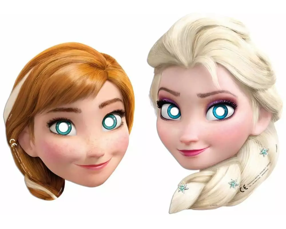 We fiesta Party Masken Frozen Mehrfarbig
