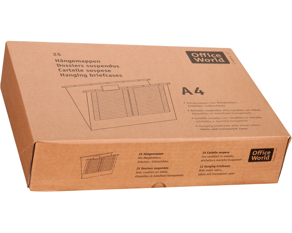 OFFICE WORLD Hängemappen-Set A4 26925400OW1U oliv 32x24cm 25 Stück