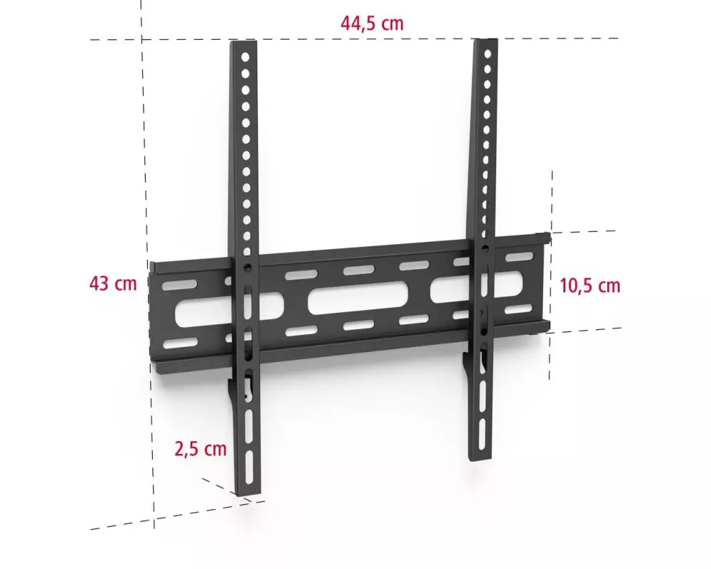 Hama Technics AG TV-Wandhalterung 75" Schwarz