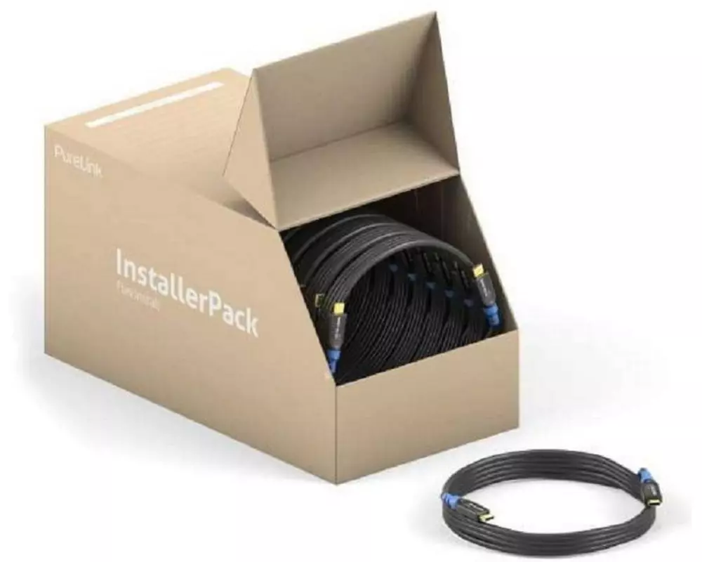 PureLink FlexInstall Patchkabel Cat 6A, S/FTP, 5 m, Schwarz, 15 Stk