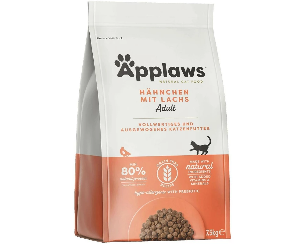 Applaws Trockenfutter Huhn und Lachs Adult 7.5 kg