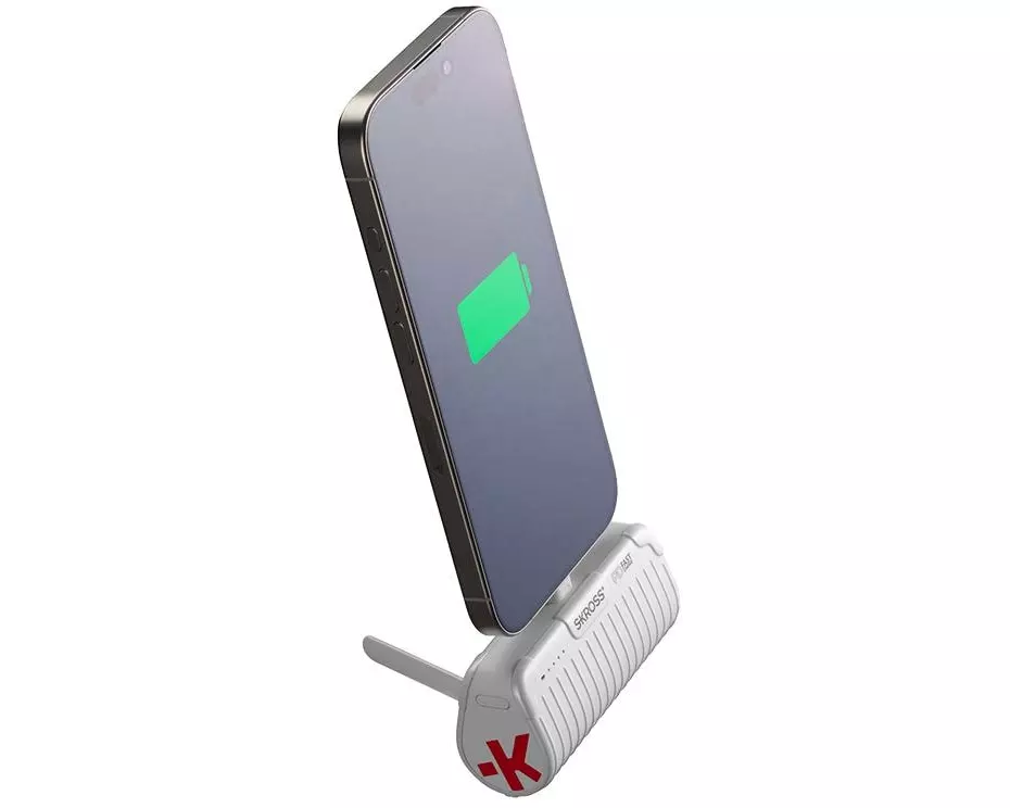 SKROSS Powerbank 5000 mAh, 18.5 Wh – Weiss