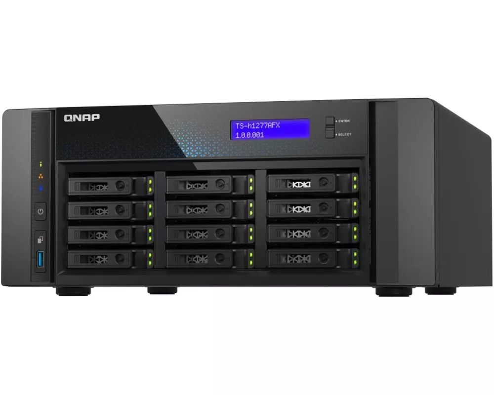 12-bay 2.5" SATA all flash desktop NAS