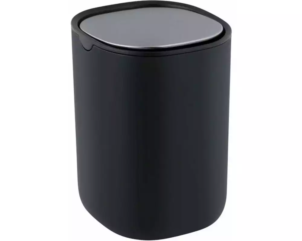 Wenko Schwingdeckeleimer Frini 1.5 l, Schwarz