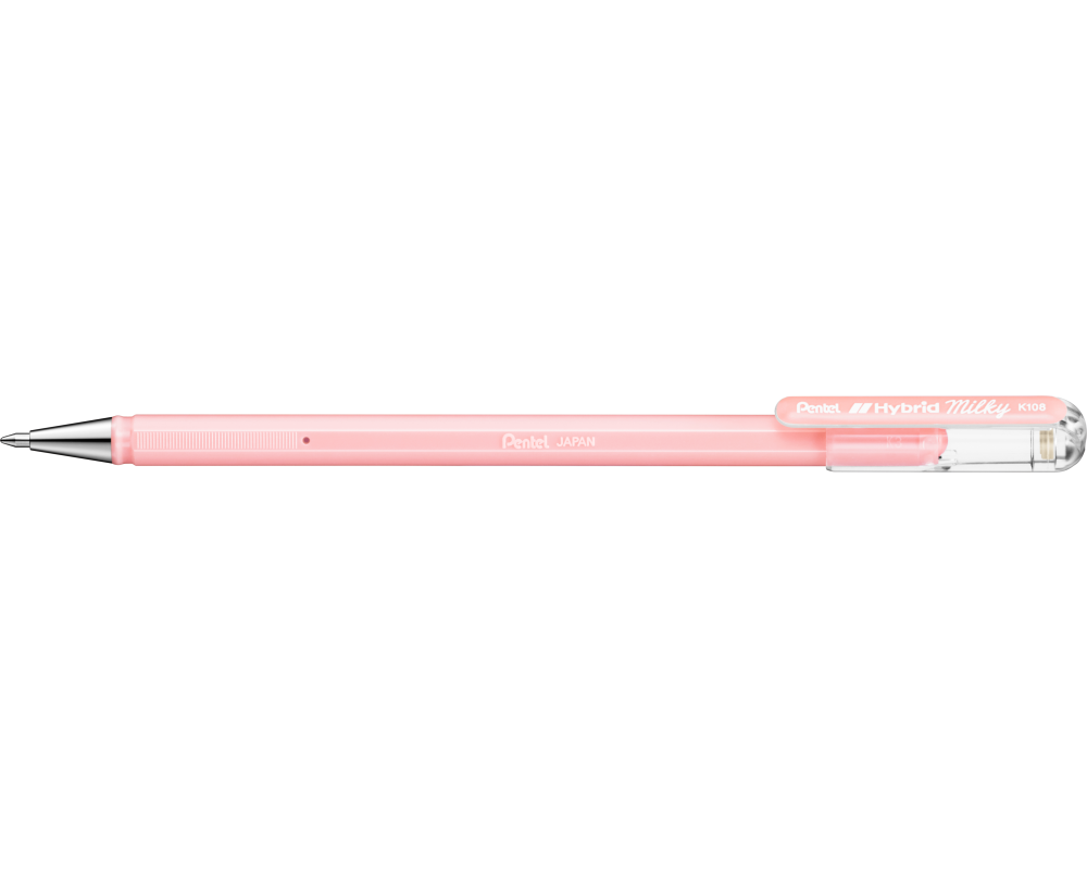 PENTEL Roller Hybrid Metal 0.8mm K108-PP pastell rosa