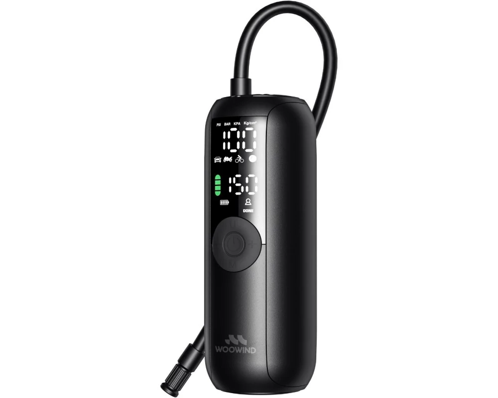 Woowind Portable und Smarte Luftpumpe LP1 10 Bar, 4.000 mAh, 27 W