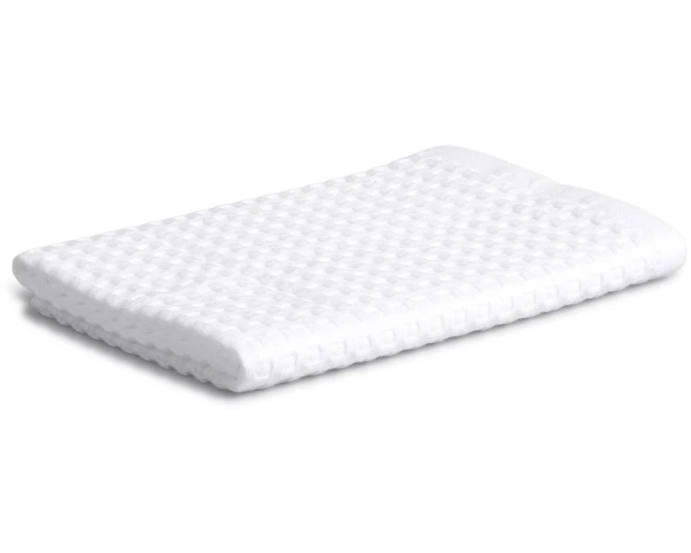 Möve Gästetuch Piquée 40 x 70 cm, Weiss